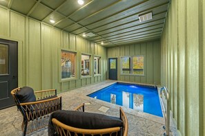 Piscine couverte, piscine chauffée