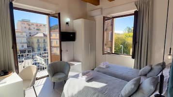 Classic Twin Room, 2 Twin Beds, Balcony | Minibar, in-room safe, desk, blackout drapes