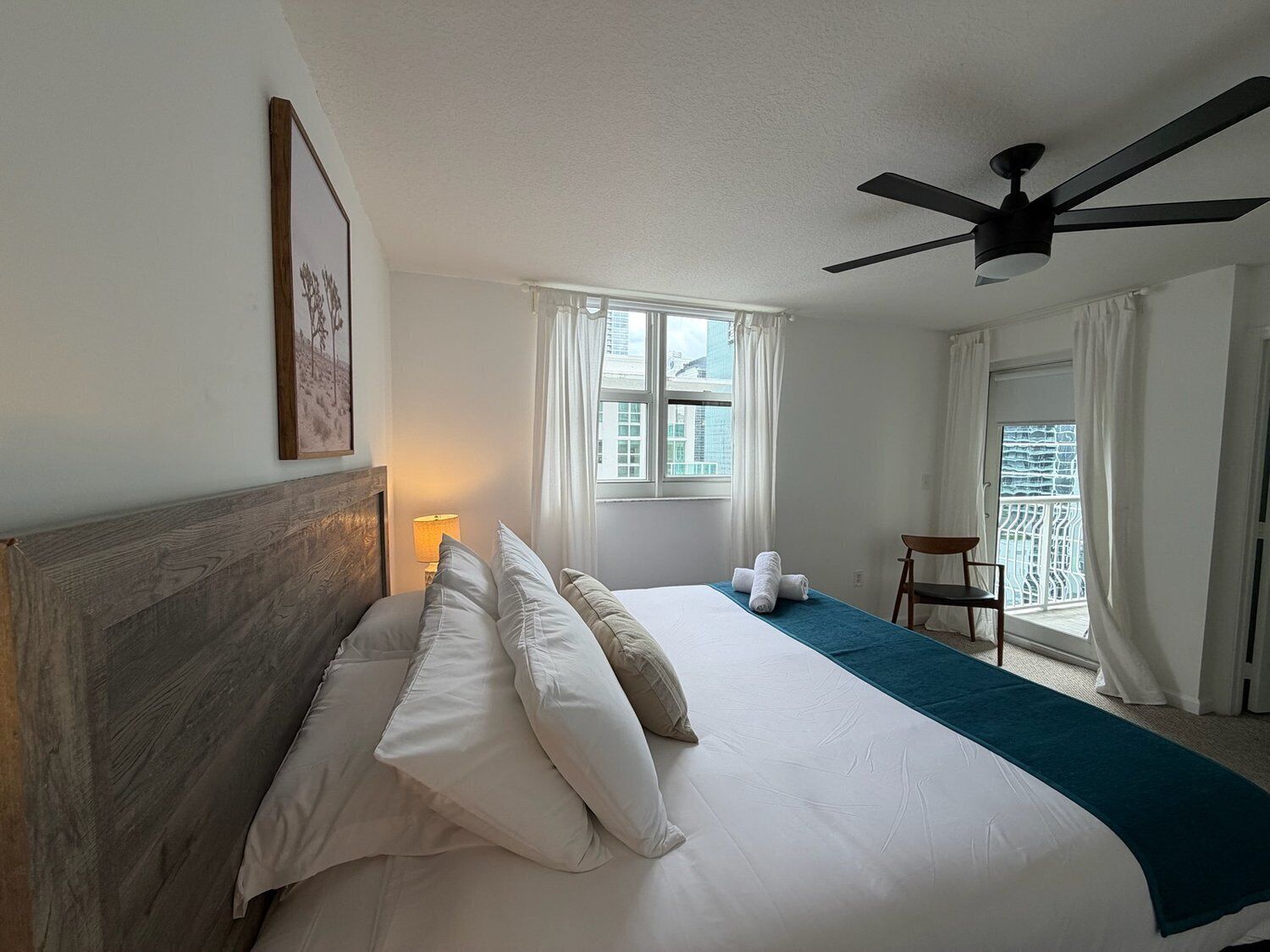 Appart'hôtel, 2 chambres, balcon, vue mer