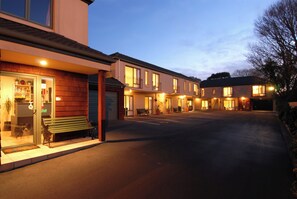 Front of property – evening/night