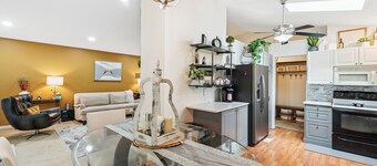 The charm of Cincinnati in a spacious 3-bedroom condo, WiFi, A/C, and more.