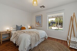 4 bedrooms, iron/ironing board, travel crib, WiFi