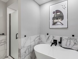Hair dryer, towels