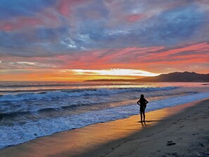 Beach nearby, beach towels