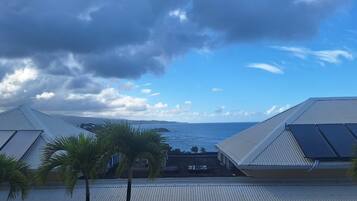 Vue depuis lâhĂ©bergement