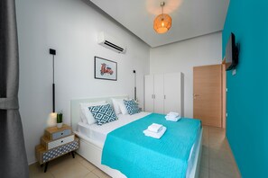 2 dormitorios, tabla de planchar con plancha, wifi gratis y ropa de cama