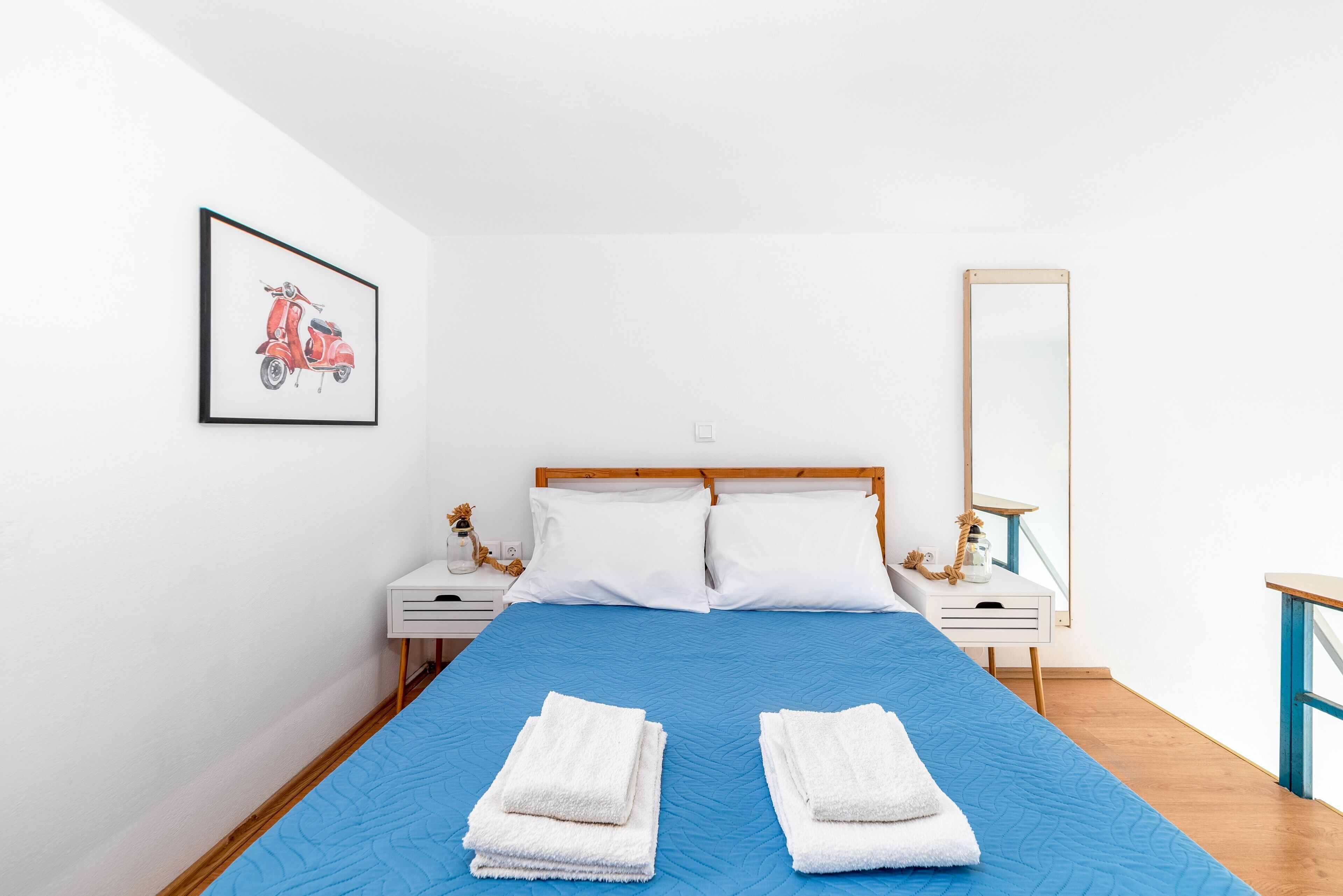 1 makuuhuone, silitysrauta/-lauta, ilmainen Wi-Fi, vuodevaatteet