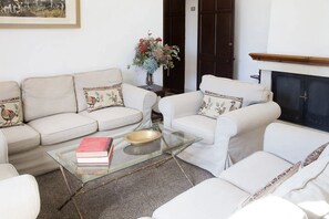 Fernseher, Kamin