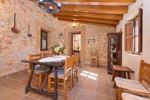 Dining - Villa 'Sa Plana Ref 42' with Mountain View, Private Pool and Wi-Fi (Cala Bona)
