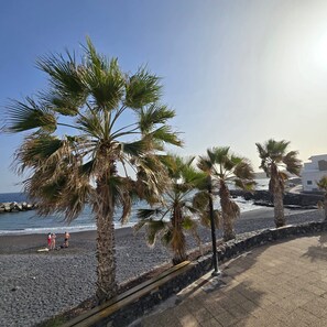 Aan het strand