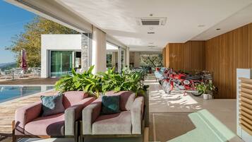 Una piscina climatizada