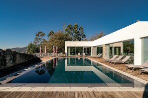 Una piscina riscaldata