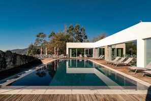 Una piscina riscaldata