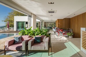 Una piscina riscaldata