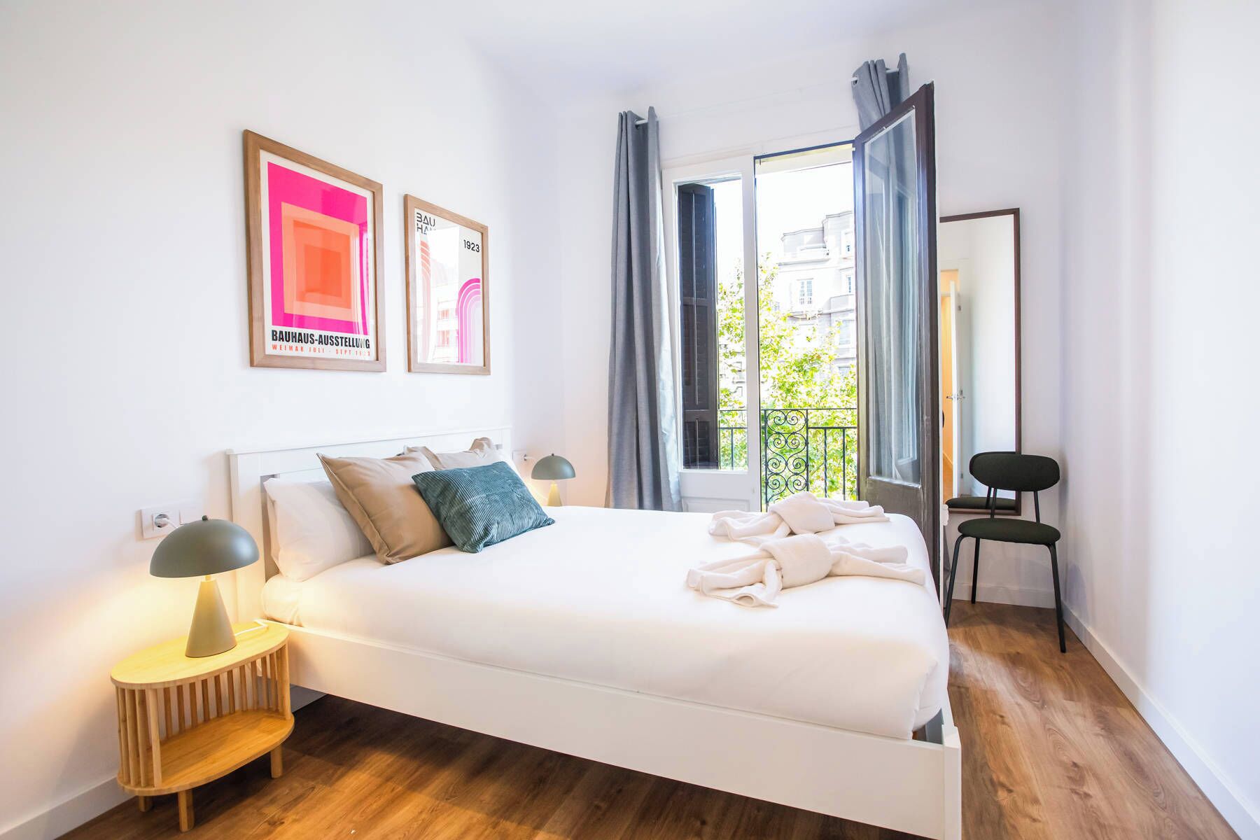 2 bedrooms, iron/ironing board, travel crib, WiFi