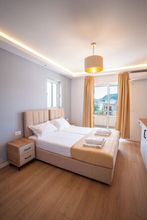 Deluxe Double Room, Balcony, City View | View from room - iLLYRIA HOTEL (Ulcinj)