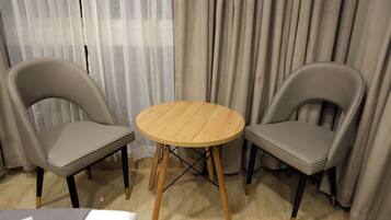 Desk, laptop workspace, iron/ironing board, free WiFi