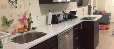 Frigorífic, microones, placa de cuina i rentaplats