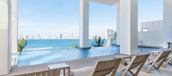 Vista Hermosa en Depa Lujoso Punta Bahia