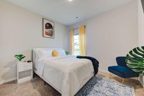 4 bedrooms, iron/ironing board, free WiFi, bed sheets