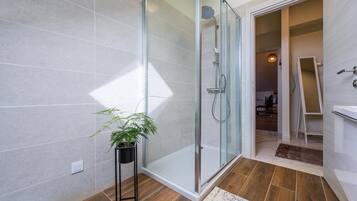 Shower, hair dryer