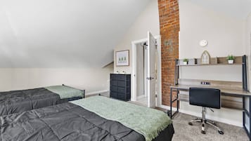 1 chambre, bureau, Wi-Fi gratuit, draps fournis