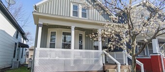 Downtown Apt with Wooden Beams & Brick Accents