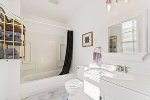 Shower, towels