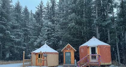 The Eagles Nest yurt just outside of town