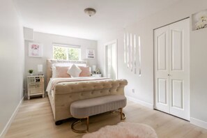 2 bedrooms, iron/ironing board, travel crib, WiFi