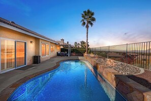 Una piscina climatizada