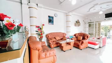 Sala de estar en el lobby
