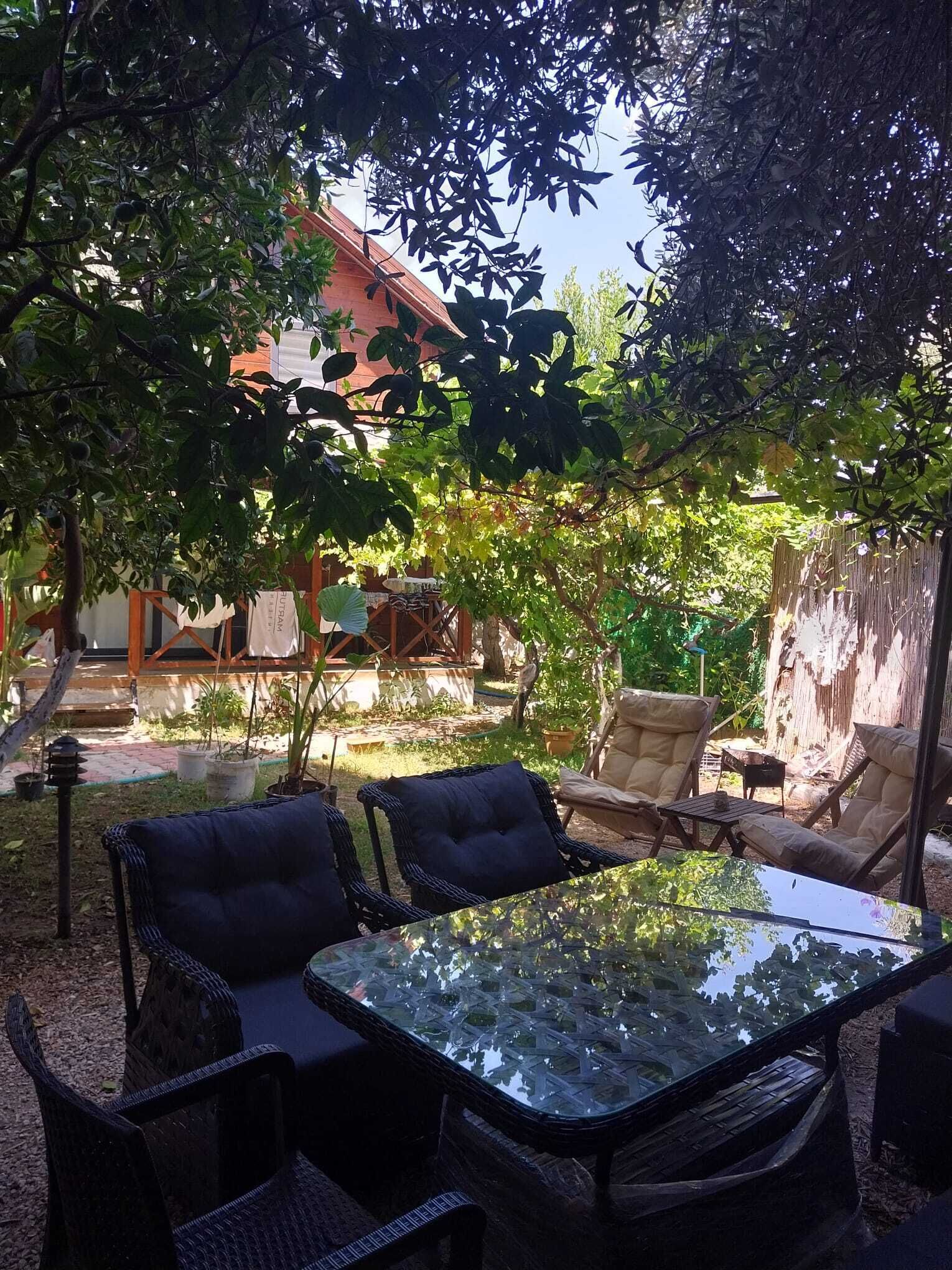 Bangalô família, vista para o jardim | Terraço/pátio