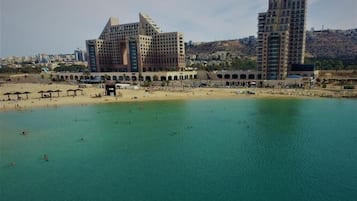 On the beach
