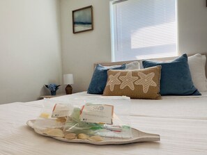 2 bedrooms, in-room safe, iron/ironing board, travel cot