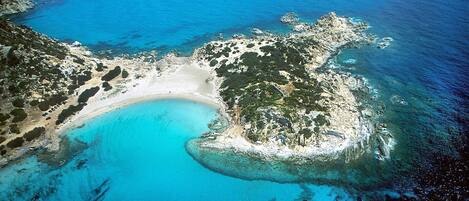 Una spiaggia nelle vicinanze
