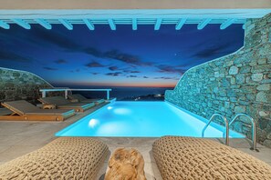 Pool - Anthis Villa Athena,private infinity pool! (Mykonos)