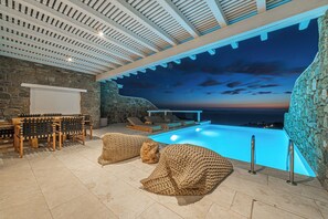 Pool - Anthis Villa Athena,private infinity pool! (Mykonos)