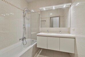 Shower, hair dryer