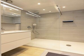 Shower, hair dryer