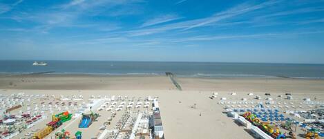 Vlak bij het strand