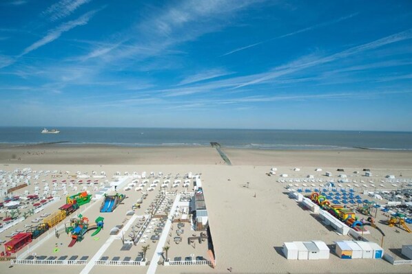 Vlak bij het strand