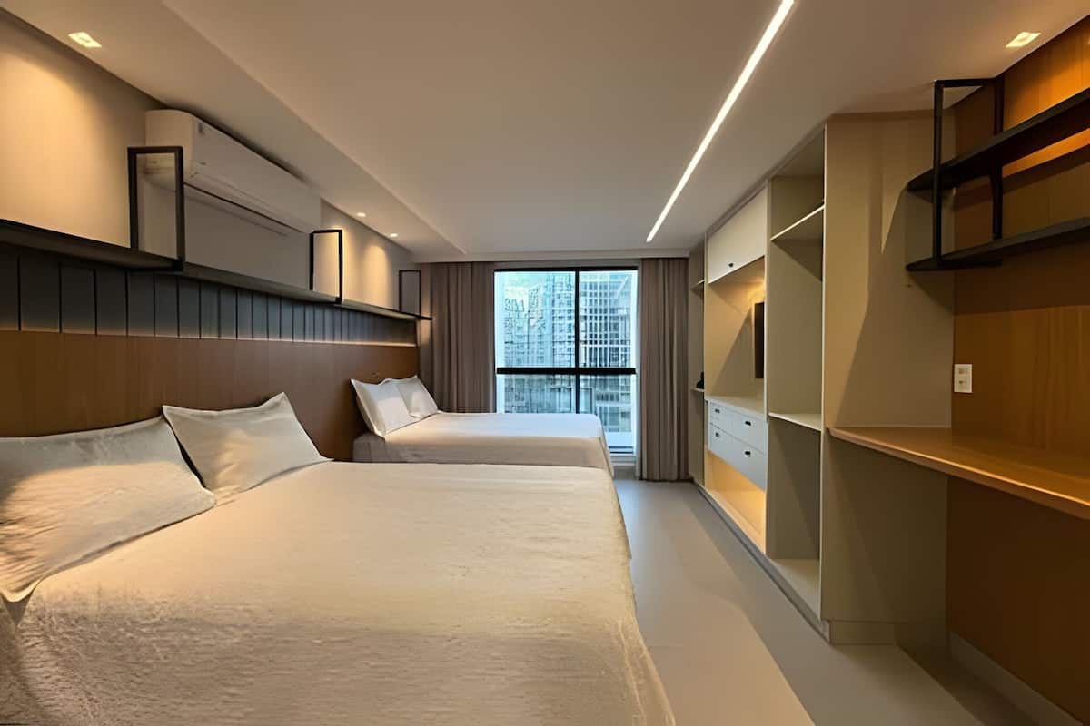 Apartamento | 1 dormitorio, escritorio, espacio para trabajar con un portátil