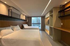 Apartamento | 1 dormitorio, escritorio, espacio para trabajar con un portátil