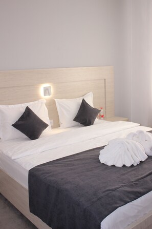 Lakens van Egyptisch katoen, luxe beddengoed, donzen dekbedden