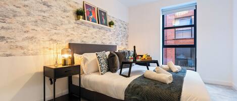 Lägenhet | 2 sovrum, gratis wi-fi och sängkläder