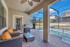 Terrace/patio - Bright villa w/ pool & game room (Davenport)
