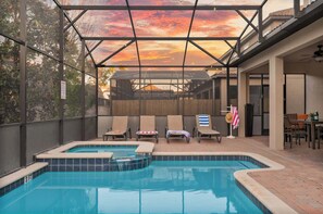 Pool - Bright villa w/ pool & game room (Davenport)