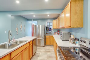 House (5 Bedrooms) | Interior - Walk to Beach: Home w/ Pool in Vermilion (Vermilion)