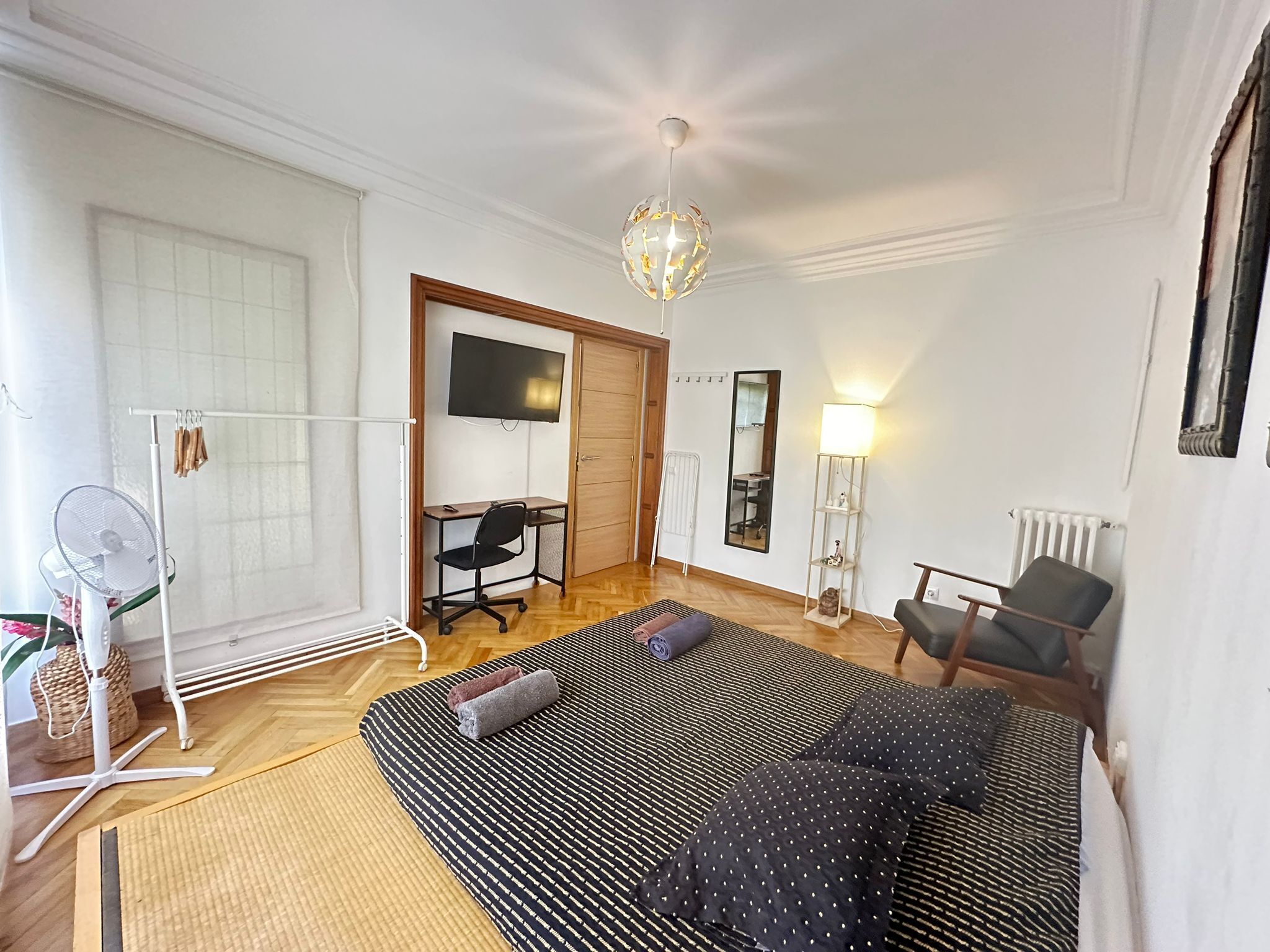 Quarto casal, banheiro compartilhado | Ferros/tábuas de passar roupa, Wi-Fi de cortesia